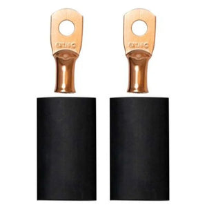 Moroso 1/4in Dia Stud 6 GA Wire Crimp/Solder Battery Cable Terminal Kit (2 Pack)