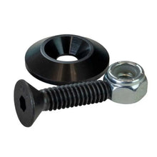 Load image into Gallery viewer, Moroso 1in Taper Washer - Black Anodized (10 Pack w/Hardware)