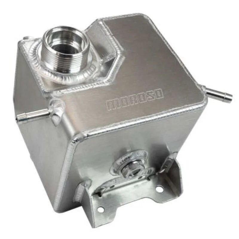 Moroso 2024+ Ford Mustang GT/Darkhorse/Ecoboost (S650) Coolant Expansion Tank - Back View
