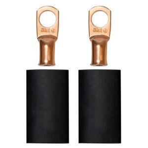 Moroso 3/8in Dia Stud 4 GA Wire Crimp/Solder Battery Cable Terminal Kit (2 Pack)