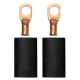 Moroso 3/8in Dia Stud 6 GA Wire Crimp/Solder Battery Cable Terminal Kit (2 Pack)