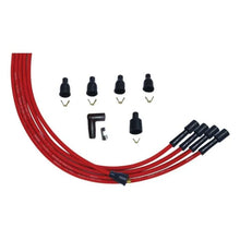 Load image into Gallery viewer, Moroso 4 Cly Straight Plug Non-HEI Unsleeved Ultra Spark Plug Wire Set - Red