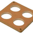 Load image into Gallery viewer, Moroso 4500 Carburetor Spacer - 4 Hole Plenum - 1/2in - Wood