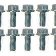 Load image into Gallery viewer, Moroso 5/16in-18 x .750in Serrated Zinc Flange Bolt  - 10 Pack
