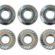 Load image into Gallery viewer, Moroso 5/16in-24 Serrated Zinc Flange Nut  - 10 Pack