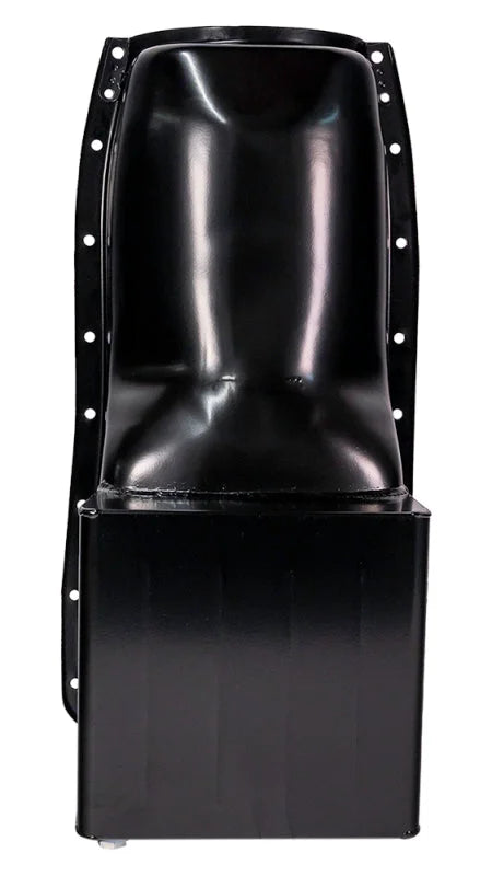 Moroso 65-Up Oldsmobile V-8 (330-455) Deep Wet Sump 7qt 8.5in Steel Oil Pan - Installation View
