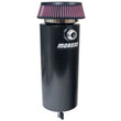 Load image into Gallery viewer, Moroso 6in Diameter Single -16AN Inlet Aluminum Breather Tank Catch Can - Black