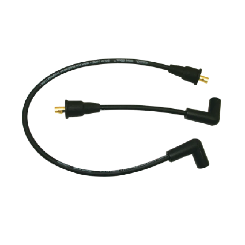 Moroso 71-78 Harley-Davidson XL Solid Stainless Core Wire Set - Black