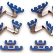 Load image into Gallery viewer, Moroso Chevrolet Small Block Ignition Wire Loom Kit - Centerbolt - 7-9mm - Blue
