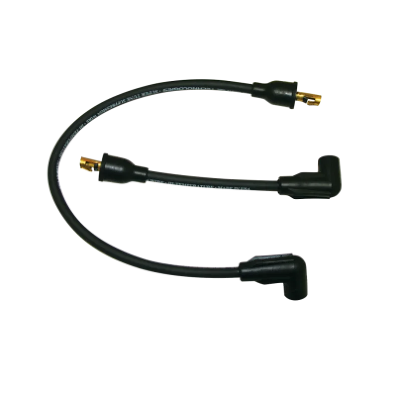 Moroso 80-84 H-D FL / 84-99 H-D FXST/FLST / 91-98 H-D FXD Suppression Core Wire Set - Black