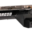 Load image into Gallery viewer, Moroso 80-85 Chevrolet SBC (w/Passenger Side Dipstick) Wet Sump 5.5qt 7.5in Steel Oil Pan - Black - Main Product View