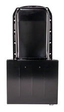 Load image into Gallery viewer, Moroso 80-85 Chevrolet SBC (w/Passenger Side Dipstick) Wet Sump 7qt 8.25in Steel Oil Pan - Black - Side View