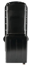 Load image into Gallery viewer, Moroso 80-85 Chevrolet SBC (w/Passenger Side Dipstick) Wet Sump 7qt 9.5in Steel Oil Pan - Black - Main Product View