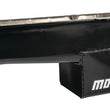 Load image into Gallery viewer, Moroso 80-85 Chevrolet SBC (w/Passenger Side Dipstick) Wet Sump 7qt 9.5in Steel Oil Pan - Black - Back View