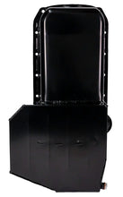 Load image into Gallery viewer, Moroso 80-85 Chevrolet SBC(w/Passenger Side Dipstick) Wet Sump 7qt 7.5in Steel Oil Pan - Black - Back View