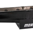 Load image into Gallery viewer, Moroso 80-85 Chevrolet SBC(w/Passenger Side Dipstick) Wet Sump 7qt 7.5in Steel Oil Pan - Black - Installation View