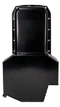 Load image into Gallery viewer, Moroso 80-85 Chevy Small Block/Dart (w/2 Pc Seal) Road Race Wet Sump 7qt 7.5in Steel Oil Pan - Black - Main Product View