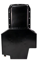 Load image into Gallery viewer, Moroso 86-Up Chevrolet SBC (w/1 Pc Seal &amp; Low Clearance) Wet Sump 7qt 7in Steel Oil Pan - Black - Back View