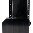 Load image into Gallery viewer, Moroso 86-Up Chevrolet Small Block (w/1 Pc Rear Main Seal) Wet Sump 7qt 7.5in Steel Oil Pan - Black - Side View