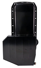 Load image into Gallery viewer, Moroso 86-Up Chevrolet Small Block (w/1 Pc Rear Main Seal) Wet Sump 7qt 7.5in Steel Oil Pan - Black - Side View