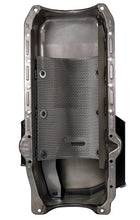 Load image into Gallery viewer, Moroso 86-Up Chevrolet Small Block (w/1 Pc Seal) Road Race Wet Sump 7qt 7.5in Steel Oil Pan - Black - Side View