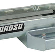 Load image into Gallery viewer, Moroso 86-Up Chevrolet Small Block (w/1 Piece Rear Main Seal) Wet Sump 6qt 6.5in Steel Oil Pan