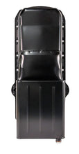 Load image into Gallery viewer, Moroso 86-Up Chevrolet Small Block (w/1 Piece Rear Main Seal) Wet Sump 6qt 9in Steel Oil Pan - Black - Installation View
