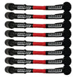Load image into Gallery viewer, Moroso 9.75in Long Coil On Plug Sleeved Ultra Spark Plug Wire Set - Red - Main Product View
