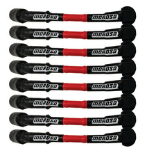 Load image into Gallery viewer, Moroso 9.75in Long Coil On Plug Sleeved Ultra Spark Plug Wire Set - Red - Main Product View