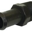 Load image into Gallery viewer, Moroso Air/Oil Separator Fuel Line Fitting - 3/8in to 1/2in Hose - Straight - Black - Single