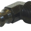 Load image into Gallery viewer, Moroso Air/Oil Separator Fuel Line Fitting - 3/8in to 3/8in Hose - 90 Degree - Black - Single