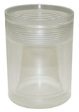 Moroso Air/Oil Separator Replacement Drain Cap - Small Body - Clear Bottom