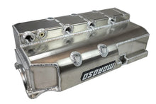Load image into Gallery viewer, Moroso BBC Mark IV 4 Pickup Dry Sump 7-1/2in Deep Aluminum Oil Pan (w/o Starter Notch) - Side View