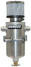 Load image into Gallery viewer, Moroso Breather Tank/Catch Can - Two -10An Male Fittings - Aluminum