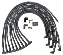 Load image into Gallery viewer, Moroso Chevrolet Big Block Ignition Wire Set - Ultra 40 - Sleeved - HEI - 90 Degree - Black - Side View