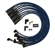Load image into Gallery viewer, Moroso Chevrolet Big Block Ignition Wire Set - Ultra 40 - Unsleeved - Non-HEI - Over Valve - Blue - Side View