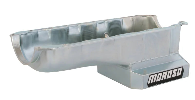 Moroso Chevrolet Big Block Mark IV Kicked Out Wet Sump 6qt 8in Steel Oil Pan - Main Product View