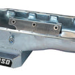 Load image into Gallery viewer, Moroso Chevrolet Big Block Mark IV Kicked Out Wet Sump 6qt 8in Steel Oil Pan - Side View