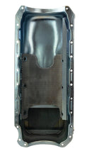 Load image into Gallery viewer, Moroso Chevrolet Big Block Mark IV Kicked Out Wet Sump 6qt 8in Steel Oil Pan - Back View