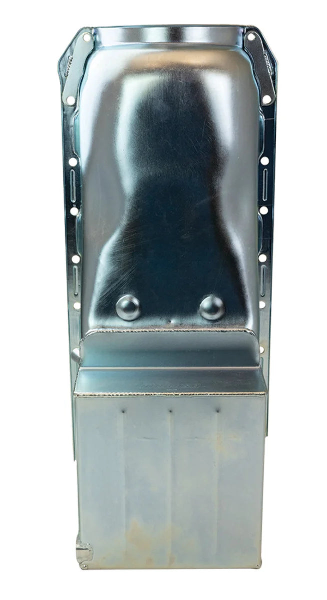 Moroso Chevrolet Big Block Mark IV Stroker Wet Sump 6.5qt 8in Steel Oil Pan - Side View