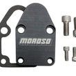 Load image into Gallery viewer, Moroso Chevrolet Small Block Fuel Pump Block-Off Plate w/Gaskets - Billet Aluminum