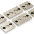 Load image into Gallery viewer, Moroso Chevrolet Small Block Header Flange Kit - 3/8in - Aluminum Plate