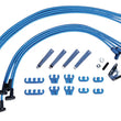Load image into Gallery viewer, Moroso Chevrolet Small Block Ignition Wire Dress-Up Kit - HEI - Blue Max - Spiral Core