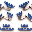 Load image into Gallery viewer, Moroso Chevrolet Small Block Ignition Wire Loom Kit - Centerbolt - 7-9mm - Blue
