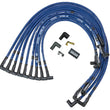 Load image into Gallery viewer, Moroso Chevrolet Small Block Ignition Wire Set - Ultra 40 - Sleeved - HEI - 90 Degree - Blue - Side View