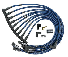 Load image into Gallery viewer, Moroso Chevrolet Small Block Ignition Wire Set - Ultra 40 - Unsleeved - HEI - Over Valve - Blue - Main Product View