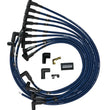 Load image into Gallery viewer, Moroso Chevrolet Small Block Ignition Wire Set - Ultra 40 - Unsleeved - HEI - Under Header - Blue - Main Product View