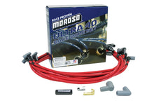 Load image into Gallery viewer, Moroso Chevrolet Small Block Ignition Wire Set - Ultra 40 - Unsleeved - HEI - Under Header - Red - Main Product View