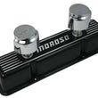 Load image into Gallery viewer, Moroso Chevrolet Small Block Valve Cover - 1 Cover w/2 Breathers - Black Finished Aluminum - Pair