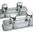 Load image into Gallery viewer, Moroso Chevrolet Small Block Valve Cover - 2 Covers w/2 Breathers - Polished Aluminum - Pair